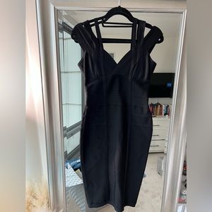 House of CB Bandage Dress Black SZ L